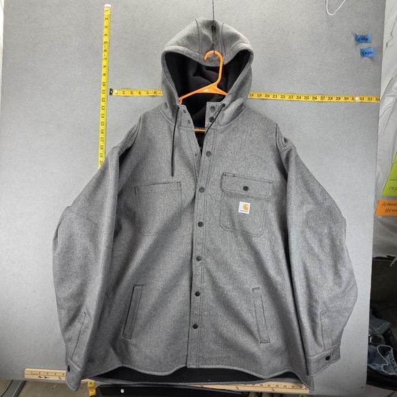 Carhartt Other - Carhartt Jacket Mens 3XL Gray Rain Defender Relaxed Fit Heavyweight TJ5022-M
